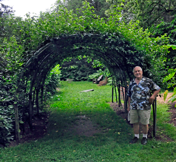 Lee Duquette at the 9/11 Arch